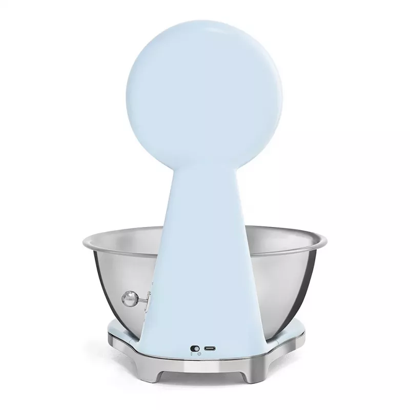 Smeg KSF01PBWW Analogowo-Cyfrowa Waga Kuchenna Pastelowy Niebieski
