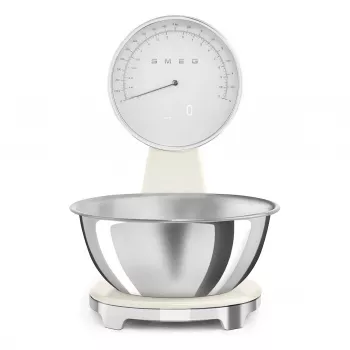 SMEG Analogowa i Cyfrowa Waga Kuchenna Kolor Kremowy KSF01CRWW