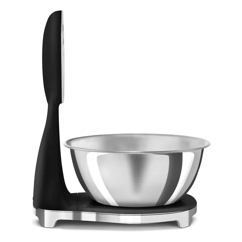 SMEG Analog and Digital Kitchen Scale Black KSF01BLWW