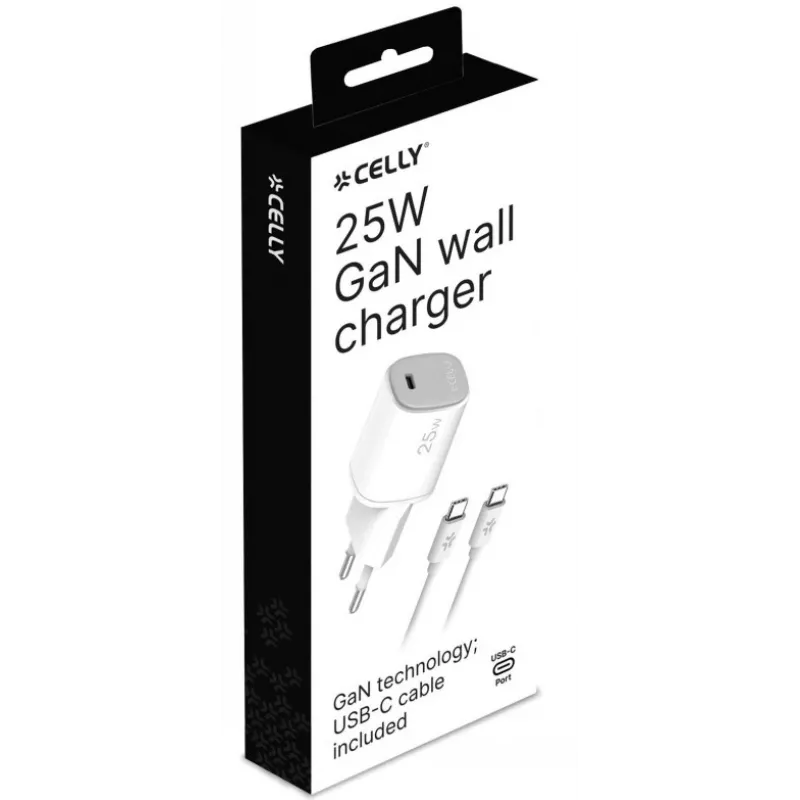 CELLY UP TC 1 USB-C 25W + C to C Cable