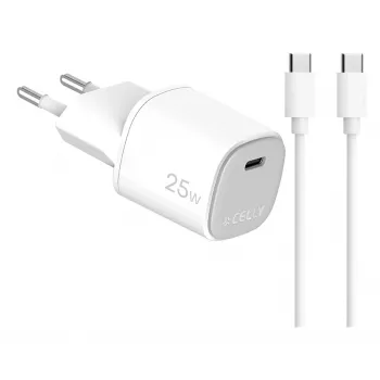 CELLY UP TC 1 USB-C 25W + C to C Cable