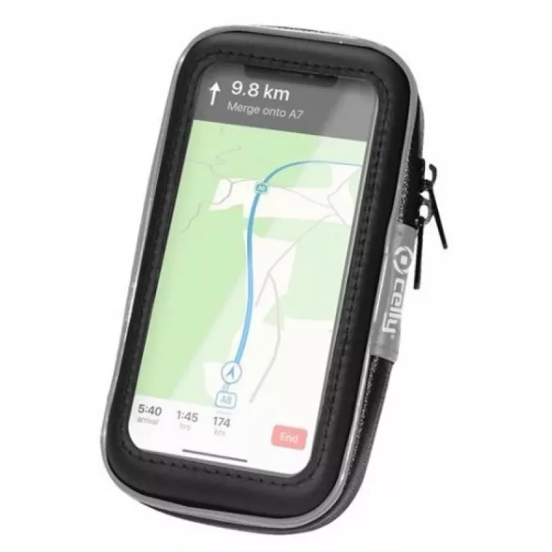 CELLY Universal Bike Holder XXXL - Uchwyt kierowniczy do smartfonów do 6,5 cala