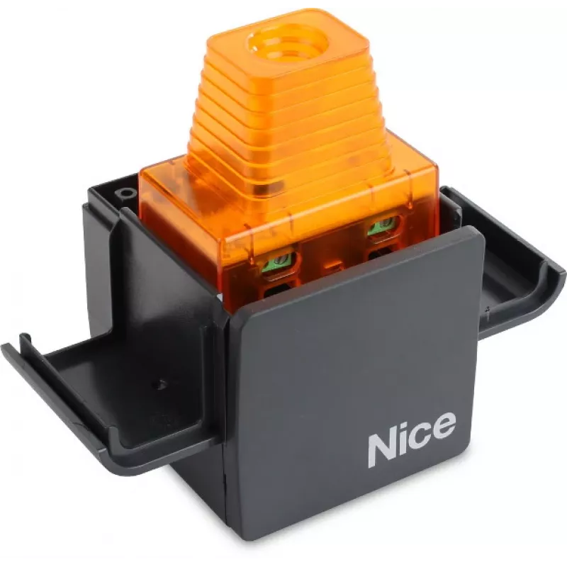 NICE ELAC LED Lampa Mrugająca z Wbudowaną Anteną 90-230V Pomarańczowa