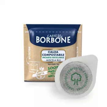 Caffè Borbone Miscela Blu 44mm ESE Coffee Pads 100-Pack (7.2g each)