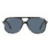 Okulary przeciwsłoneczne Ray-Ban Hawkeye RB2198 1333485 Przezroczysta brązowa oprawka Brązowe gradientowe szkła 56mm