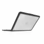 STM Dux Ultra Case do Apple MacBook Pro 13-calowy / MacBook Air 13-calowy, czarna ramka / przezroczysty tył, wojskowa ochrona przed upadkiem