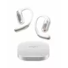 Shokz OpenFit Pro White - Otwarte słuchawki dokanałowe True Wireless z technologią DirectPitch, Bluetooth 5.3, IP54, bateria 28h