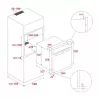 TEKA NEO HSB 6250 P FBK 2099 Wbudowany piekarnik wielofunkcyjny 70L Pirolityczny A+