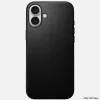 Nomad Modern Leather Case dla iPhone 16 Plus - Czarny
