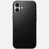 Nomad Modern Leather Case dla iPhone 16 Plus - Czarny