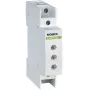 Lampka sygnalizacyjna NOARK Ex9PD3e, 230/400V AC/DC, 3 x czerwona LED, szyna DIN