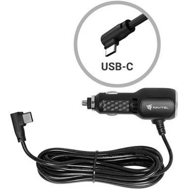 NAVITEL USB-C Car Charger 18W PD QC 3.0 Fast Charging Black