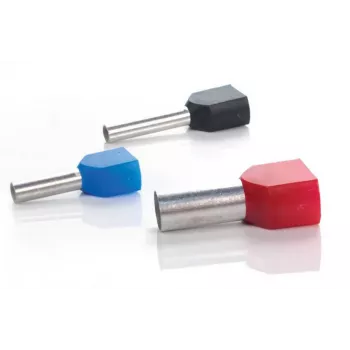TRYTYT Izolowana podwójna tulejka zaciskowa 2x6mm² żółta (100 szt.) DUID-2X6,0-14ZO