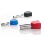 TRYTYT Izolowana podwójna tulejka zaciskowa 2x6mm² żółta (100 szt.) DUID-2X6,0-14ZO