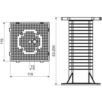 Płyta montażowa KOPOS MDZ_KB do systemów izolacji termicznej