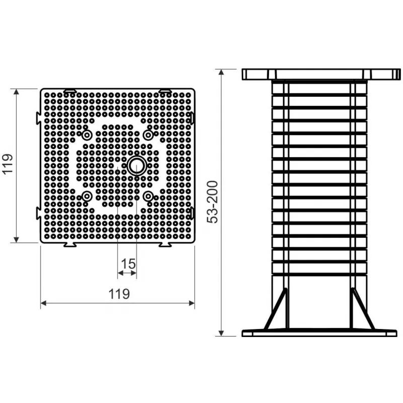 Płyta montażowa KOPOS MDZ_KB do systemów izolacji termicznej