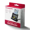 AXAGON CRE-SM4NC USB-C Smart Card Stand Reader - Czarny