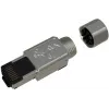 SOLARIX Industrial RJ45 Cat.6A STP Toolless Connector, 1 sztuka, czarno-srebrny
