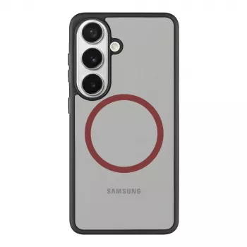 Tactical Back Cover MagForce Hyperstealth 2.0 for Samsung Galaxy S26, Black/Red