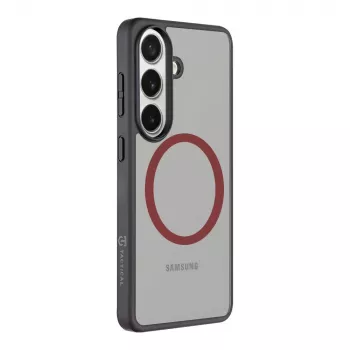 Tactical Back Cover MagForce Hyperstealth 2.0 for Samsung Galaxy S26, Black/Red
