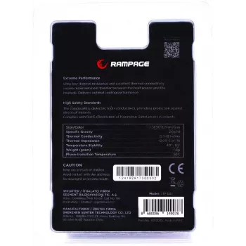 Rampage Termopad XTP-002 Thermal Pad 31×50×0.2mm PTM