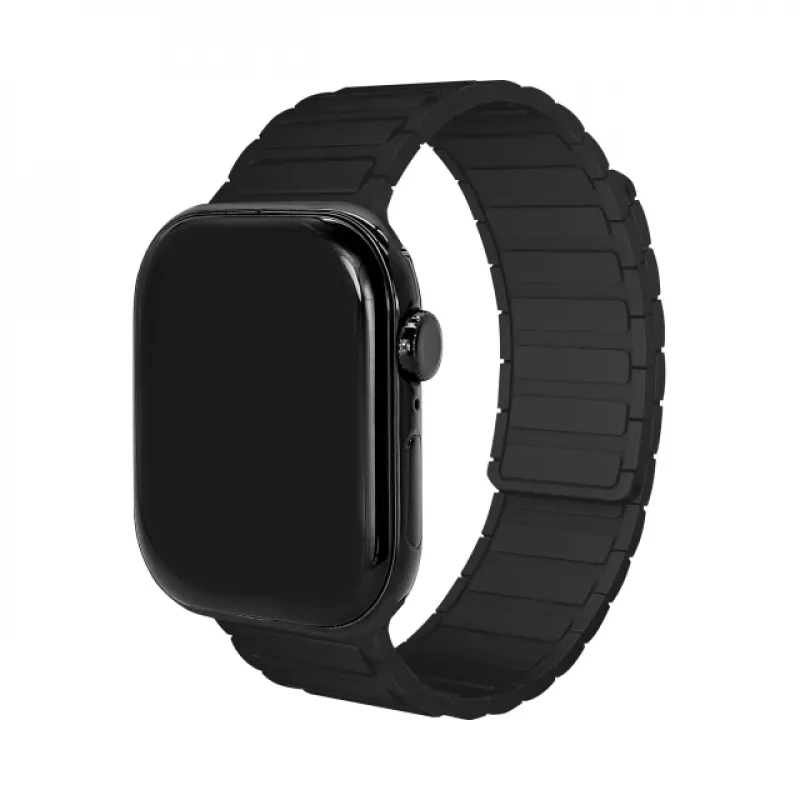 Mobilize Silicon Watch Band - Magnetic - for Apple 38/40/41mm - Black