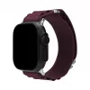 Pasek do zegarka Mobilize Nylon - Alpine - Łącznik tytanowy - do Apple 38/40/41mm - Bordeaux