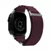 Pasek do zegarka Mobilize Nylon - Alpine - Łącznik tytanowy - do Apple 38/40/41mm - Bordeaux