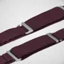 Pasek do zegarka Mobilize Nylon - Alpine - Łącznik tytanowy - do Apple 38/40/41mm - Bordeaux