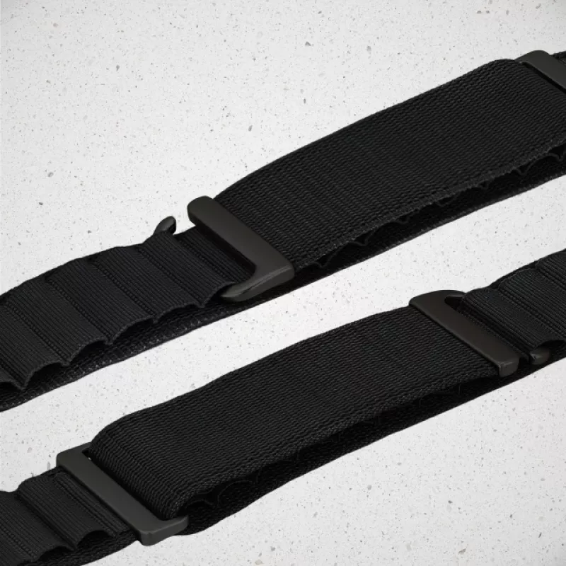 Pasek Mobilize Nylon Watch Band - Alpine - Czarny łącznik - do Apple 38/40/41mm - Czarny