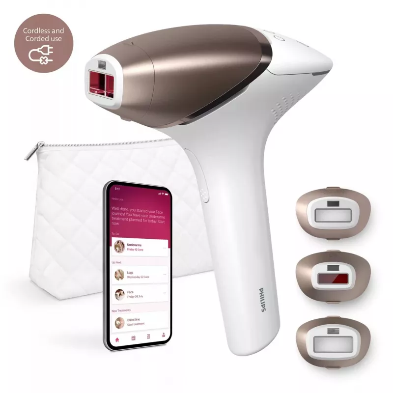 Philips Lumea IPL 9000 Series Urządzenie do usuwania włosów z technologią SenseIQ BRI955/00