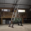 Batavia 7065240 Drabina teleskopowa 205cm, obciążenie 150kg, anodowane aluminium, srebrny/czarny