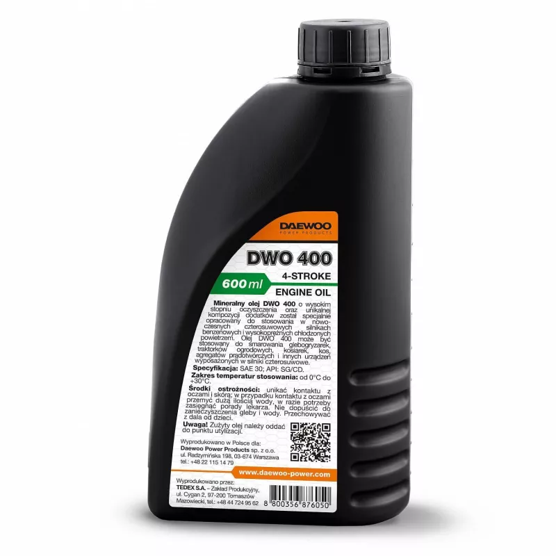 DAEWOO POWER PRODUCTS Olej do generatora SAE 10W-30 DWO 400 API SG/CD 1L