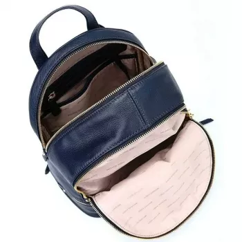 Plecak Michael Kors Rhea Navy ze skóry Saffiano damski 27x26x14 cm