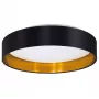 LED LENSER PLAFOND LED MASERLO 38cm Plafon sufitowy Czarny/Złoty 99539