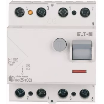 EATON Wyłącznik różnicowoprądowy 25A 4P 4M 30mA AC 6kA