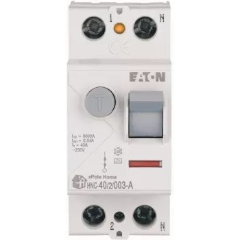 EATON HNC-40/2/003-A 40A 2P 30mA Typ A RCCB 6kA Wyłącznik różnicowoprądowy