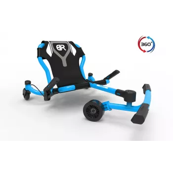 EzyRoller Spinner X Blue 360° Drift Ride-On Toy dla dzieci w wieku 4-12 lat