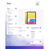 Apple iPad 10.9 11. generacji (2025) 128GB WiFi - Żółty