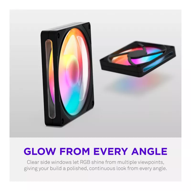 NZXT F140 RGB 140mm Czarny Wentylator