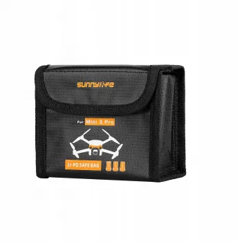 SUNNYLIFE Etui na baterie do DJI Mini 3 Pro / Mini 4 Pro - mieści 3 baterie Li-Po (czarny)