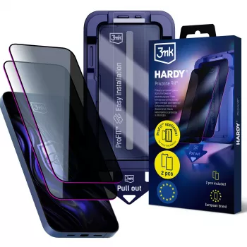 3MK PROTECTION Apple iPhone 14 Pro - 3mk Hardy Privzone 9H Hartowane Szkło z Filtrem Prywatności
