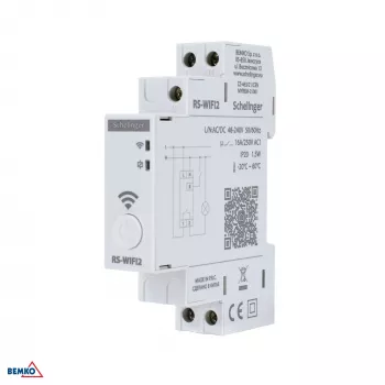 SCHELINGER A26-RS-WIFI2 Astronomiczny wyłącznik czasowy, Wi-Fi, 1-kanałowy, 48-240V AC/DC, 16A, DIN