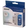 ORNO OR-DP-SB-133 Przewodowy dzwonek do drzwi, szyna DIN 1 moduł, 230V AC, 85 dB, biały/szary