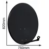 CORAB COR-800SAE-C 80 cm Antena Satelitarna Offset, Antracyt