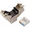 SOLARIX Cat.6 STP RJ45 Keystone Module Tool-less IDC Black