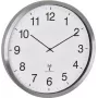 TFA Dostmann 60.3548.02 XXL Zegar ścienny sterowany radiowo 508 mm x 65 mm Biały Srebrny Duży wyświetlacz