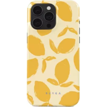 Etui Burga Tough MagSafe do iPhone 15 Pro - Lemon Tart