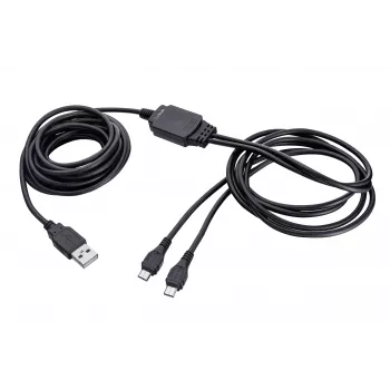 TRUST GXT 222 DUO Charge & Play Cable 2m Black, USB-A to Micro-USB, for Xbox One Controllers