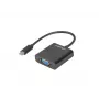 LANBERG AD-UC-VG-01 USB Type-C na VGA Adapter 15cm Czarny